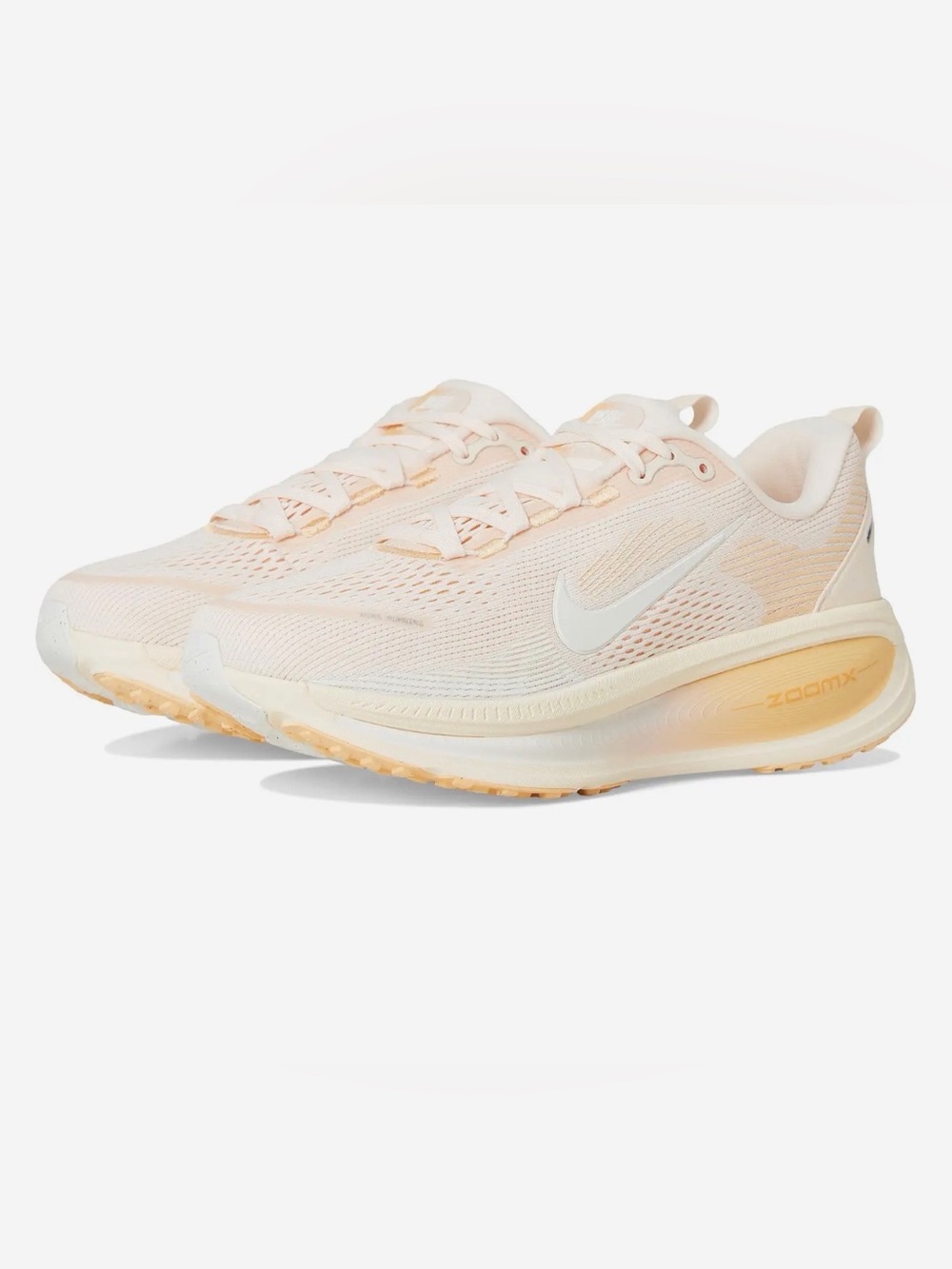 Nike Vomero 18 - Women's Running Shoes - Light Peach/White